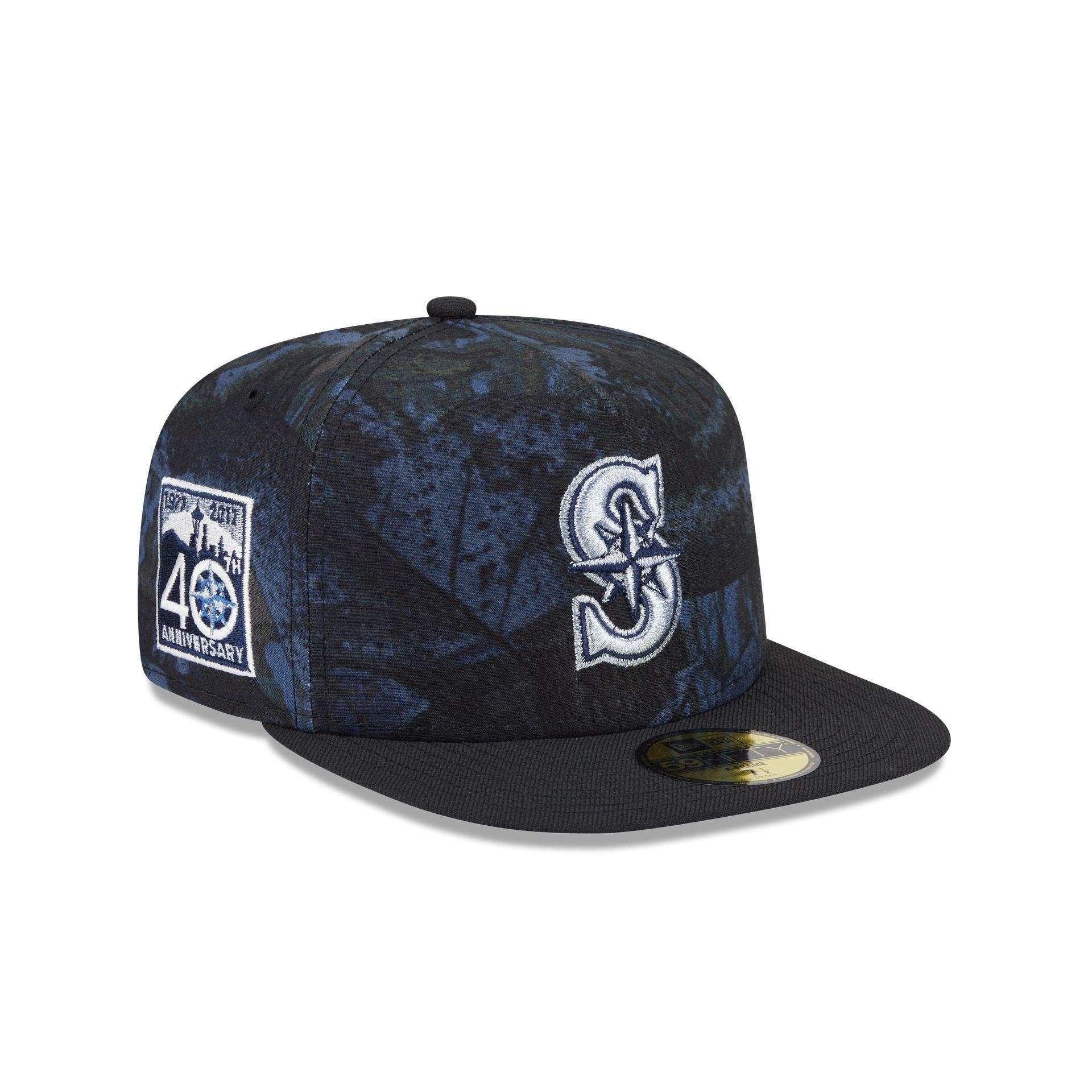 Just Caps Ripstop Camo Seattle Mariners 59FIFTY A-Frame Fitted Hat Male Product Image