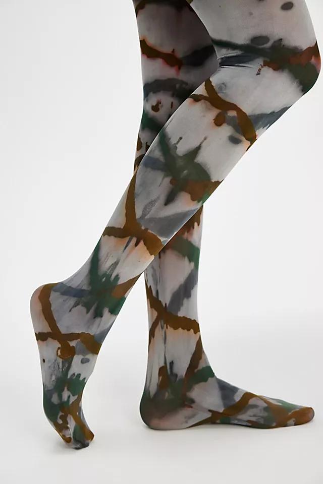 Legssss Hand-Dyed Plaid Tights Product Image