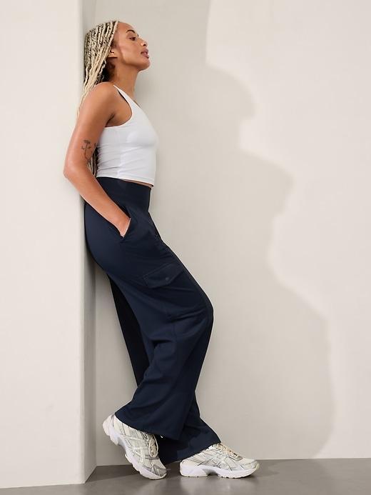 Venice High Rise Wide Leg Cargo Pant Product Image