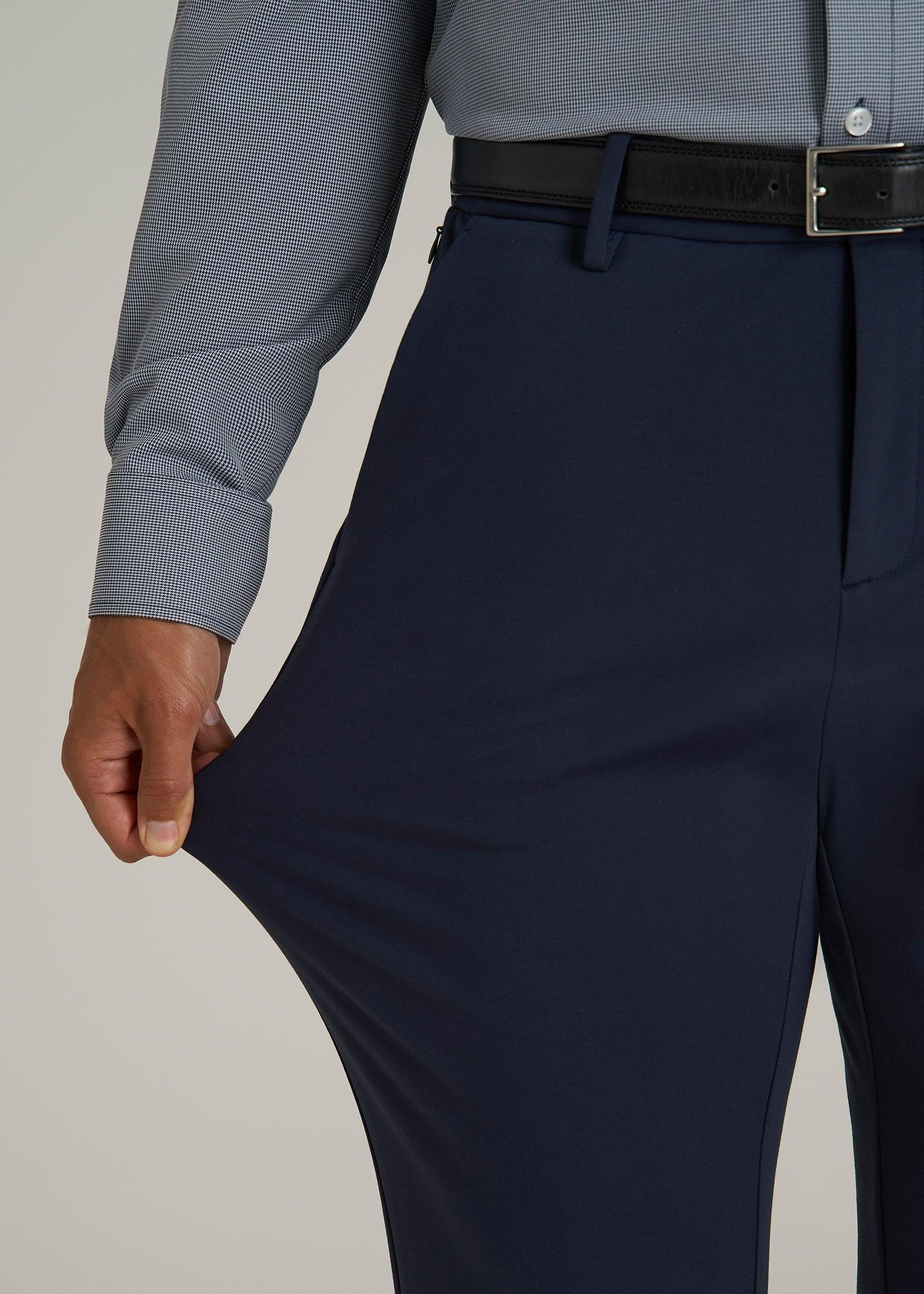 Flex Tech Suit Pants for Tall Men in Navy Male Product Image