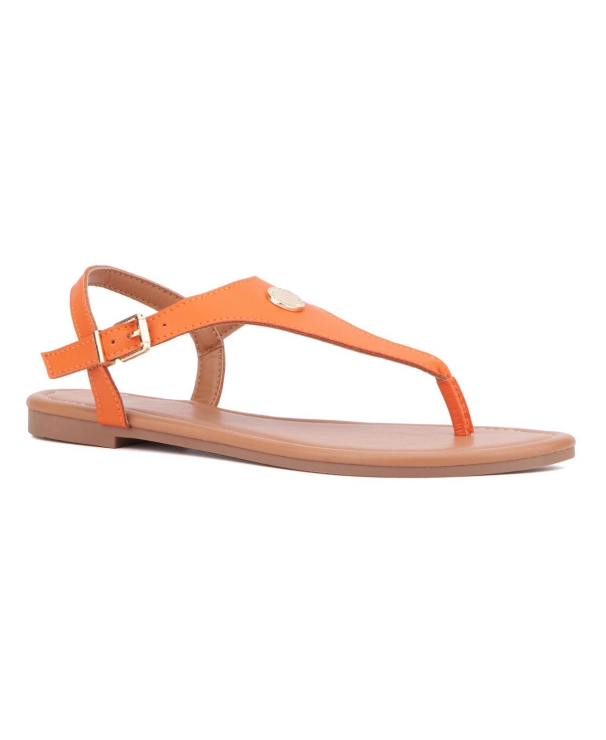 New York & Company® Nari Women's T-Strap Sandals, Size: 8.5, Beige Product Image