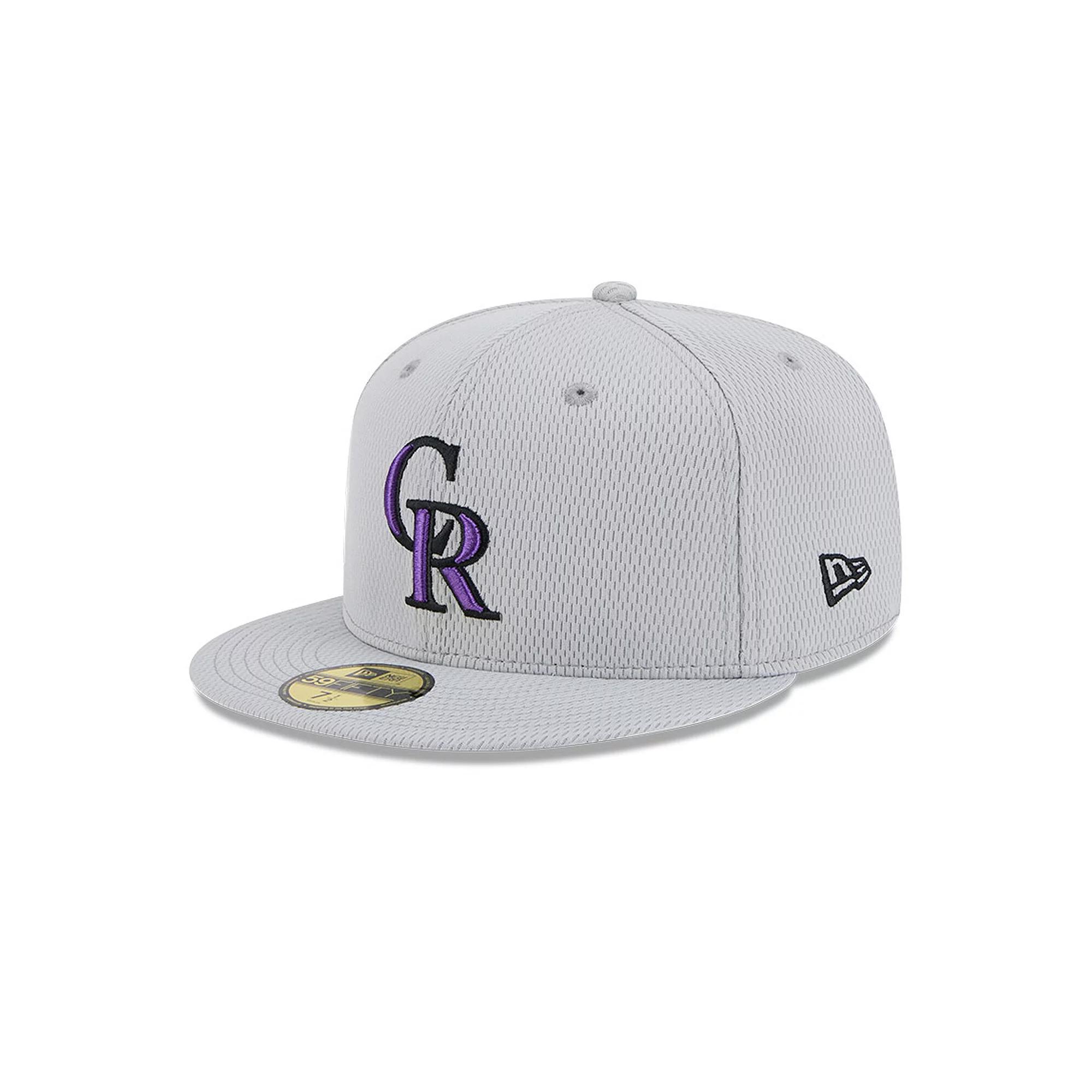 Men's New Era Gray Colorado Rockies 2025 MLB Clubhouse 59FIFTY Fitted Hat, Size: 8, Grey Product Image