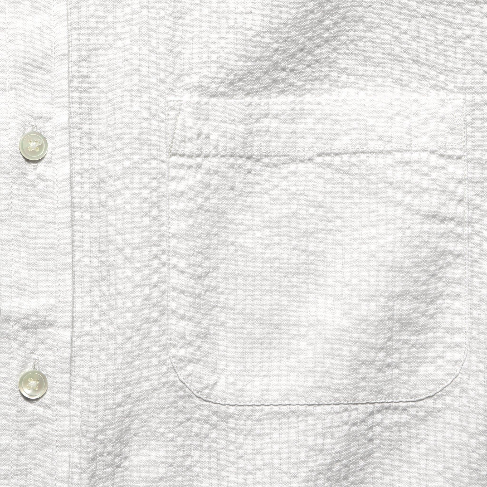 Atlantico Seersucker Shirt - White Product Image