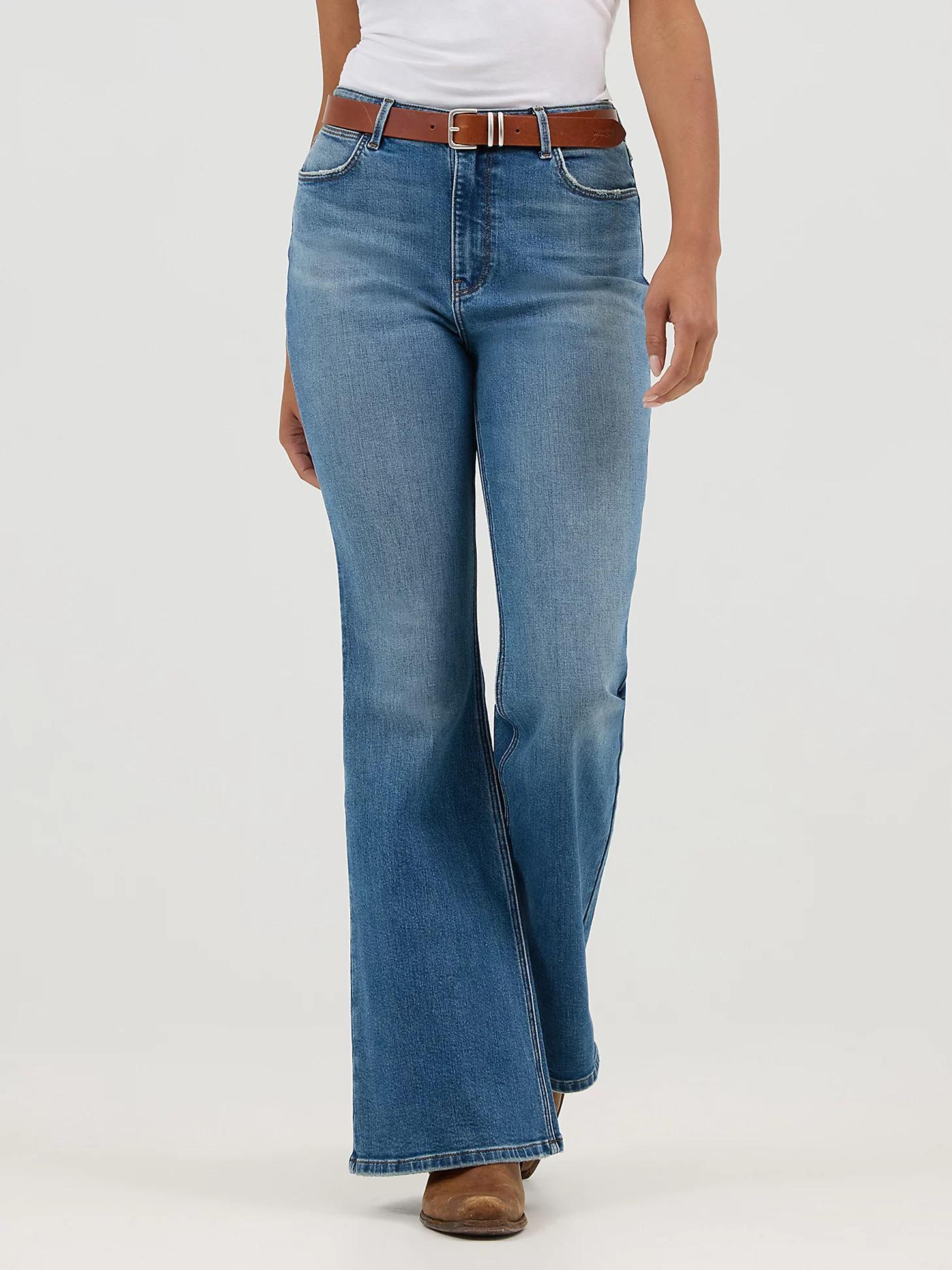 Women's High Rise Flare Jean | Women's JEANS | Wrangler® Product Image