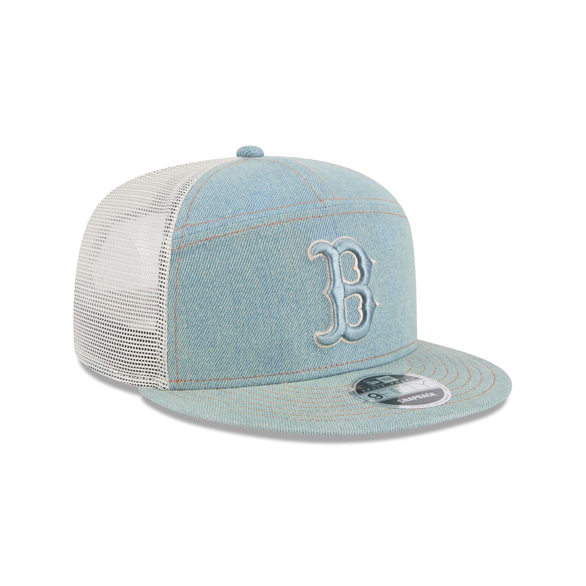 Chicago Cubs Denim Split Panel 9FIFTY Trucker Hat Male Product Image
