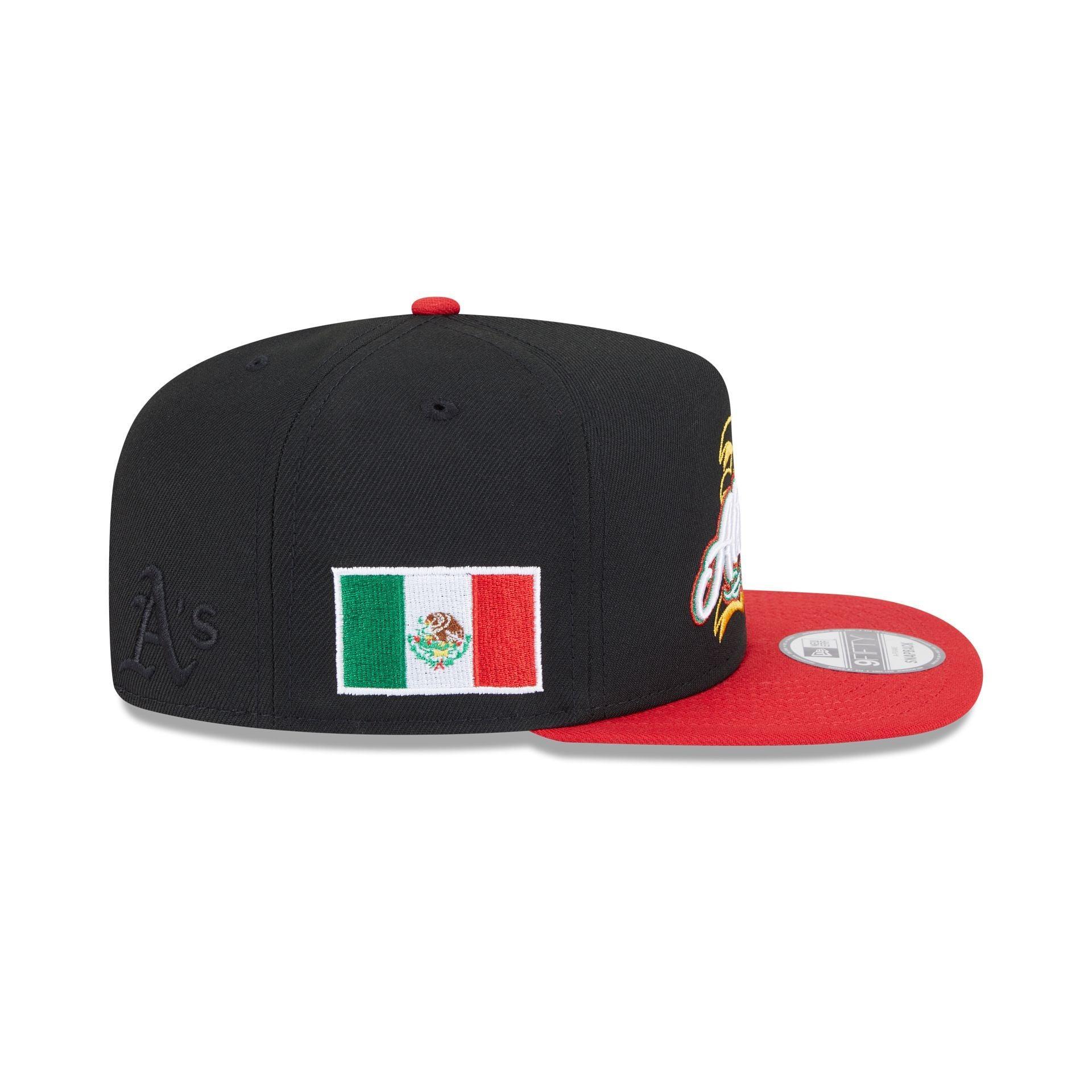 Athletics City Script 9FIFTY A-Frame Snapback Hat Male Product Image