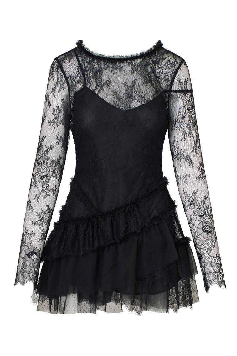 Amberleigh Lace Mini Dress Product Image