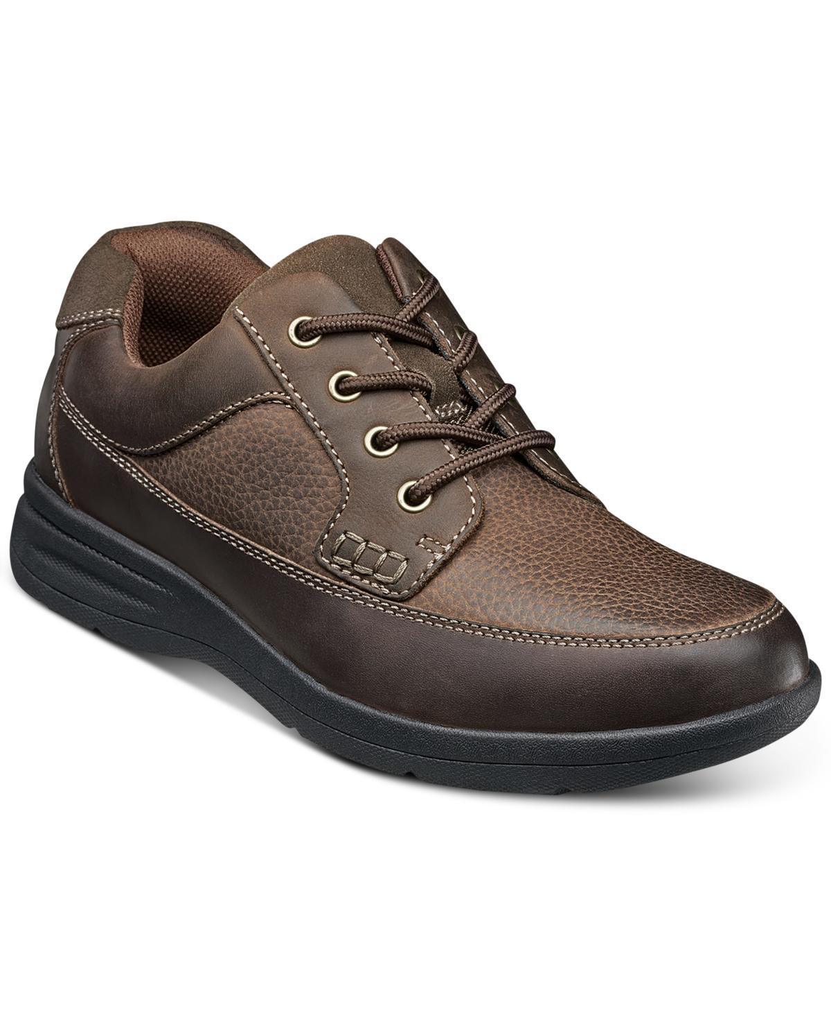 Nunn Bush Cam Mens Moc Toe Oxford Casual Shoes Red Tumble Product Image