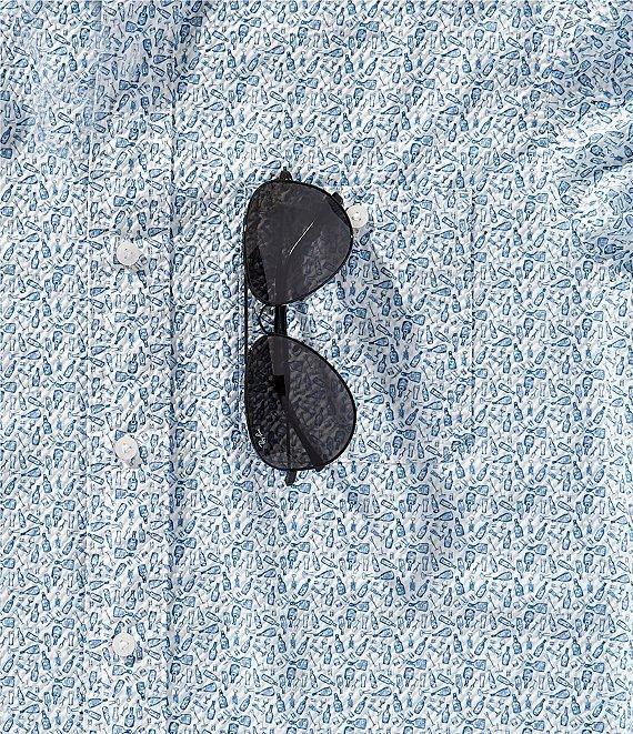 Cremieux Blue Label Big & Tall Performance Stretch Drink Print Short Sleeve Woven Shirt Product Image