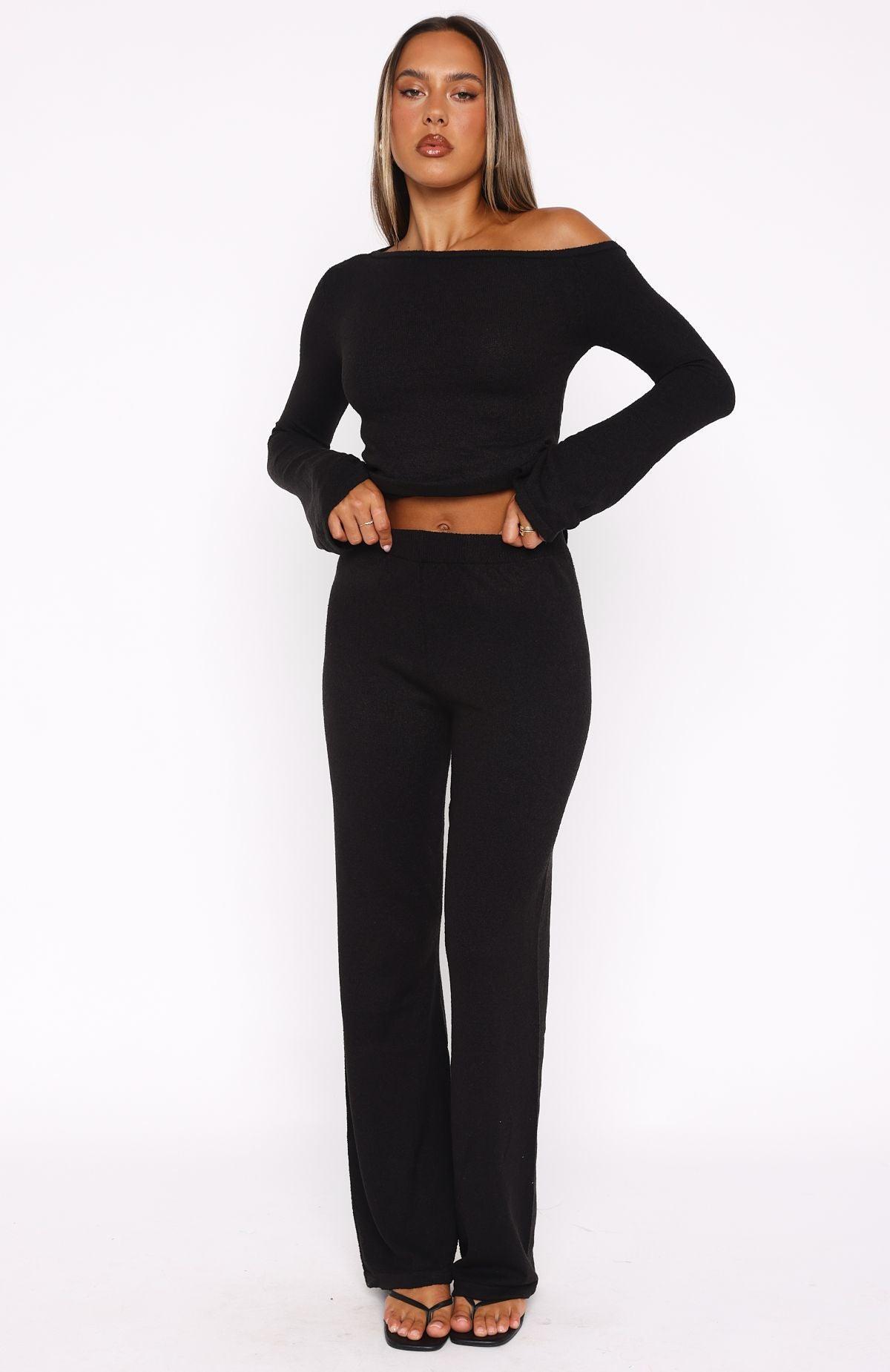 We'll Be Fine Pants Black Product Image