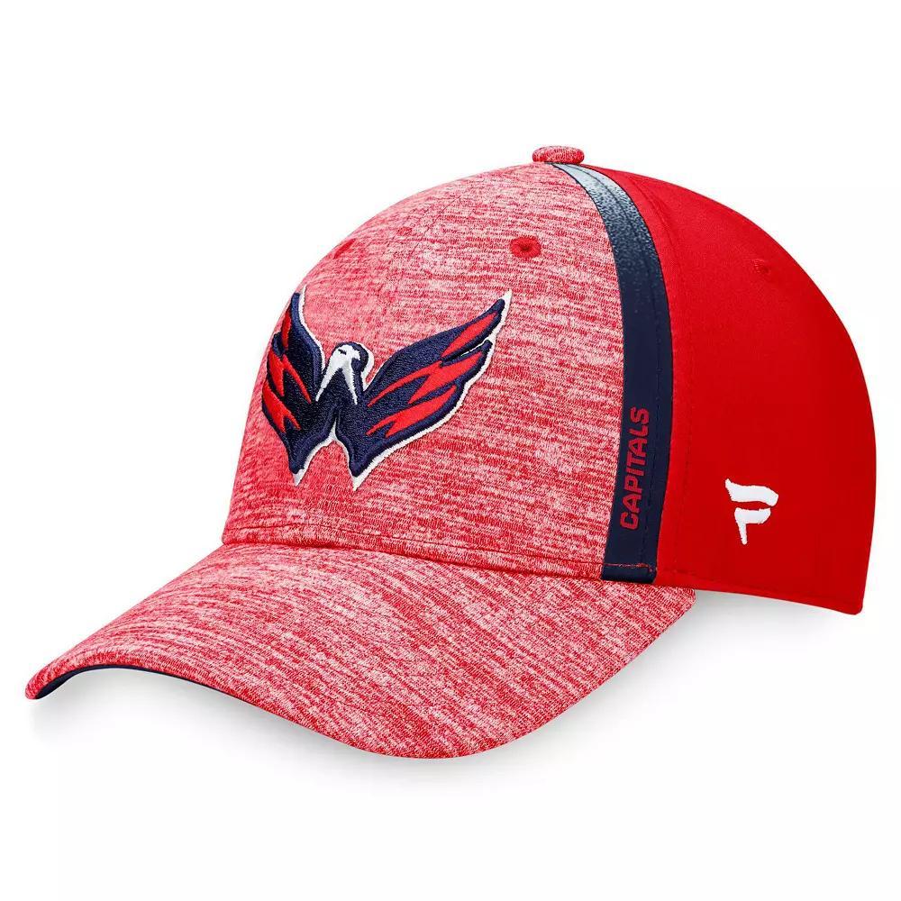 Men's Fanatics Branded Red Washington Capitals Defender Flex Hat, Size: Small/Medium Product Image
