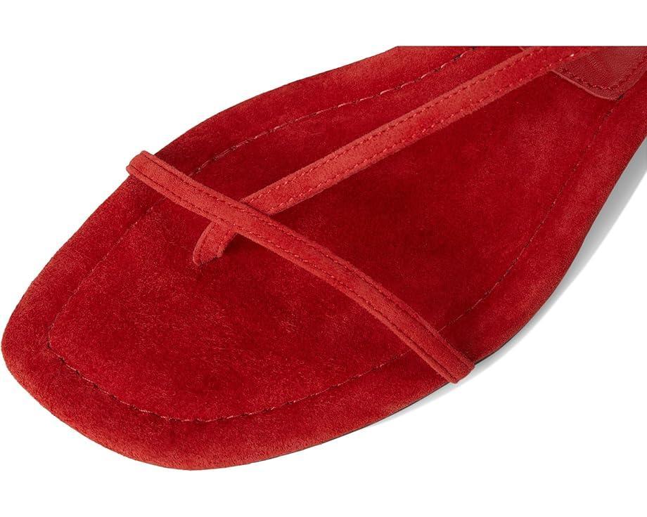 Tamia Heeled Thong Sandals - Suede Product Image