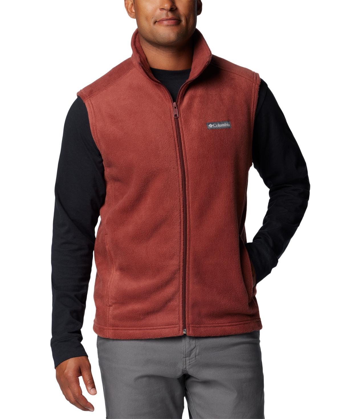 Men's Columbia Steens Mountain™ Fleece Vest, Size: Large, Black Product Image