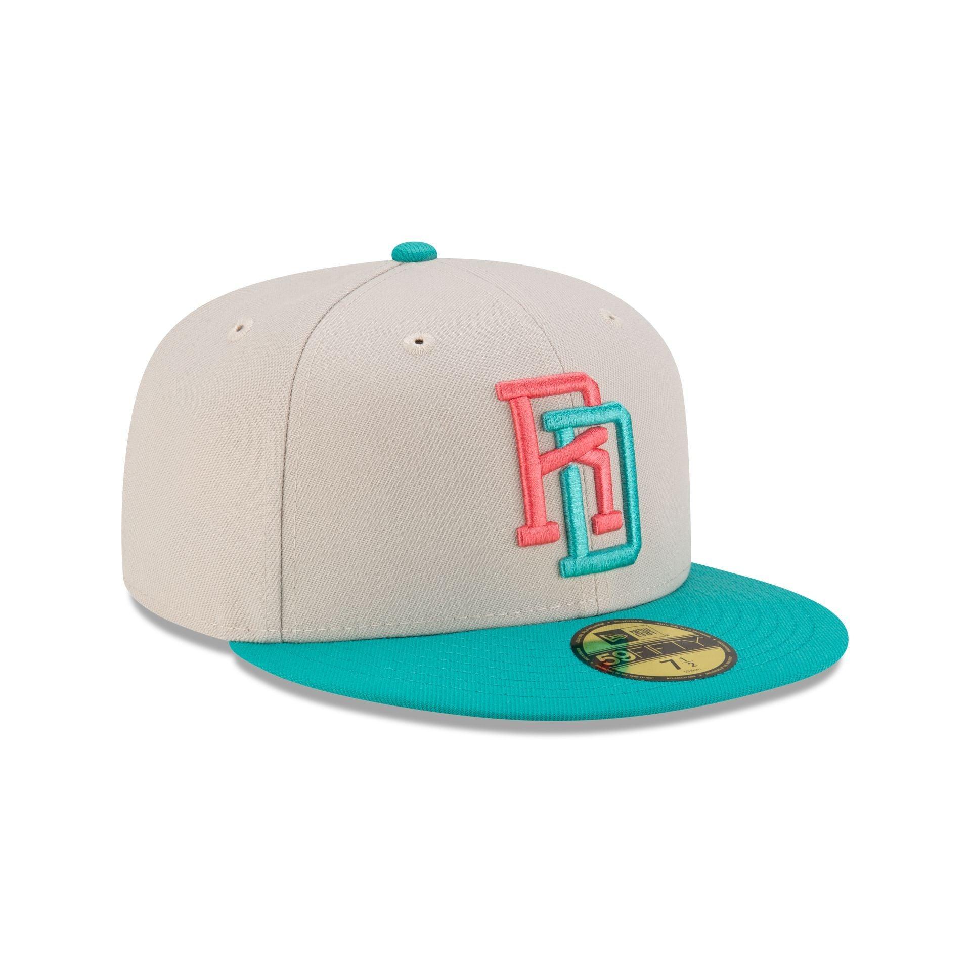 Dominican Republic Teal Script 59FIFTY Fitted Hat Male Product Image