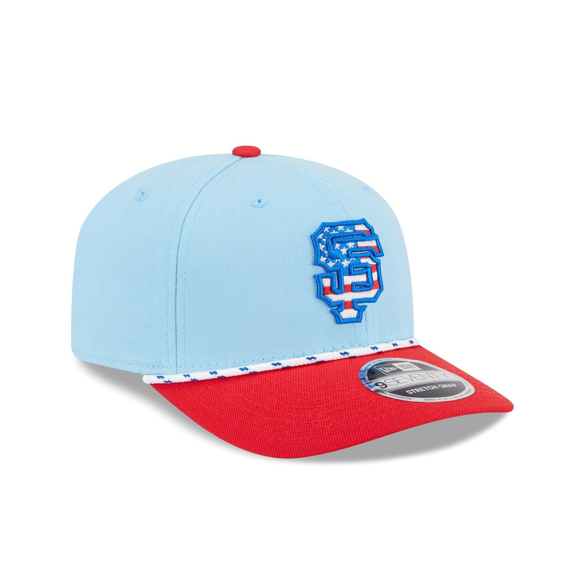 San Francisco Giants Independence Day 2025 9SEVENTY Stretch-Snap Hat Male Product Image