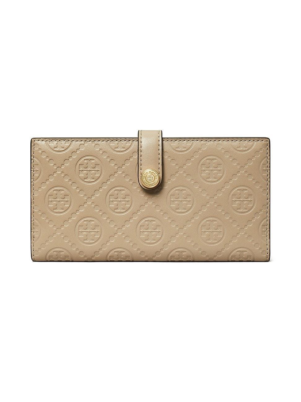 Womens T Monogram Leather Slim Wallet Product Image