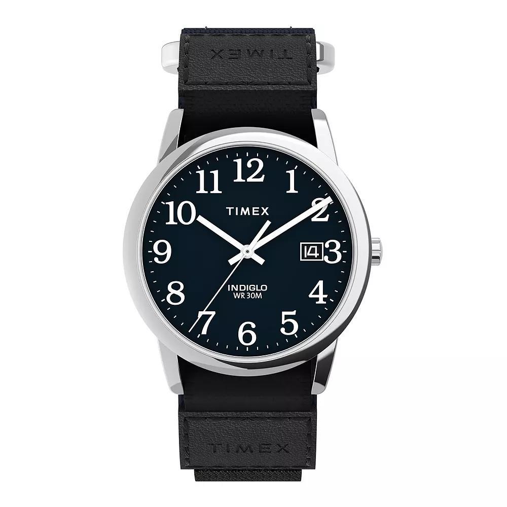 Timex® Fast Wrap® Easy Reader® Men's Strap Watch - TW2U85000JT, Size: Medium, Blue Product Image