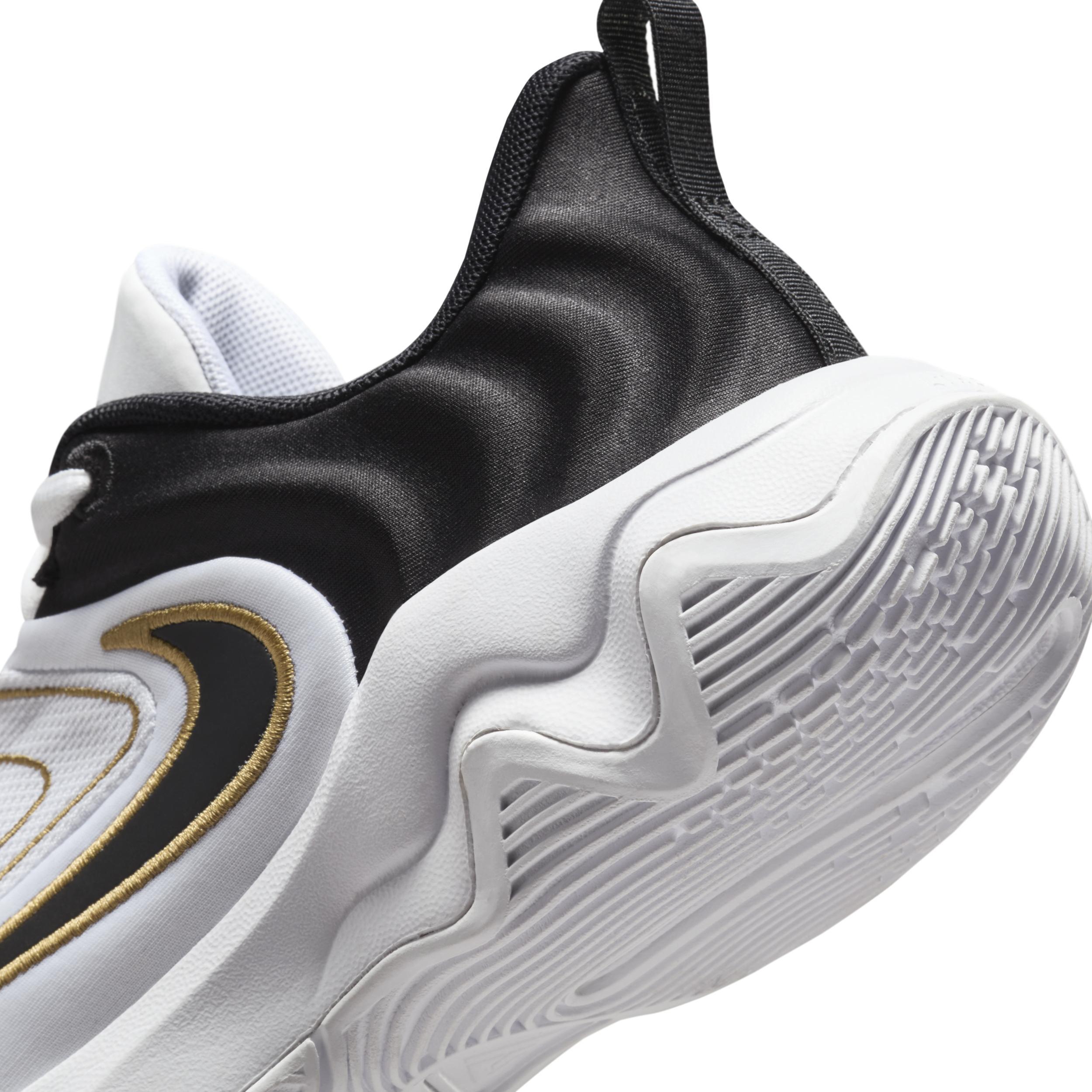 Nike Giannis Immortality 4 Kids Basketball Shoes, Boy's, Size: 2, Grey Gold Product Image