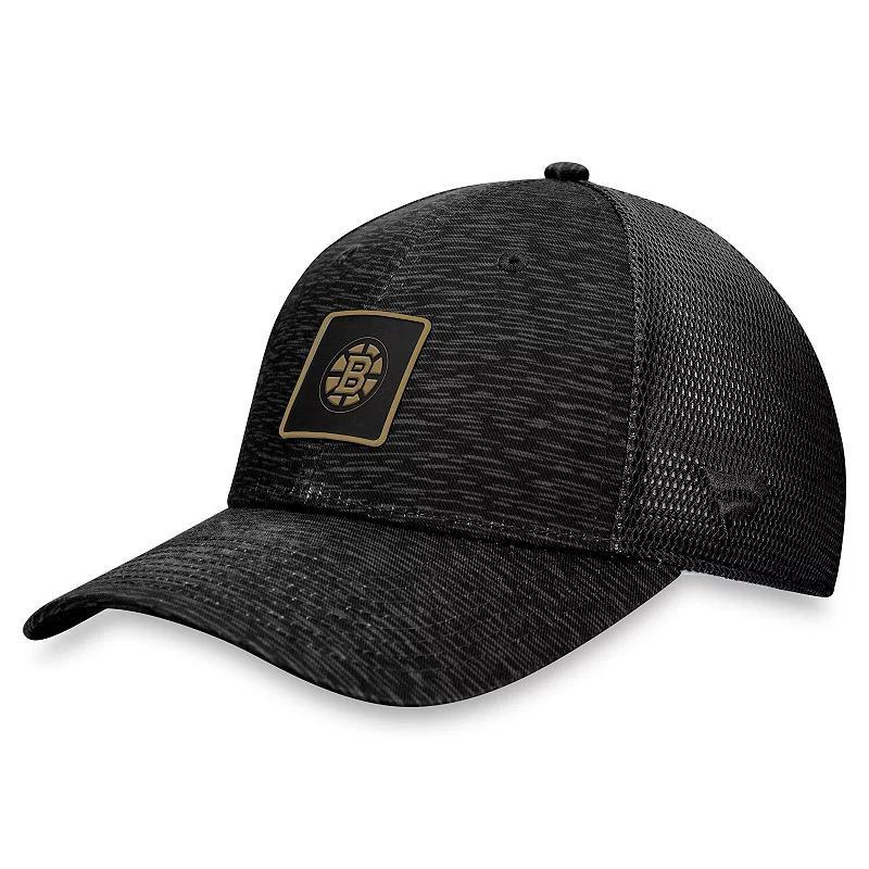 Women's Fanatics Branded  Black Pittsburgh Penguins Authentic Pro Road Trucker Adjustable Hat Product Image