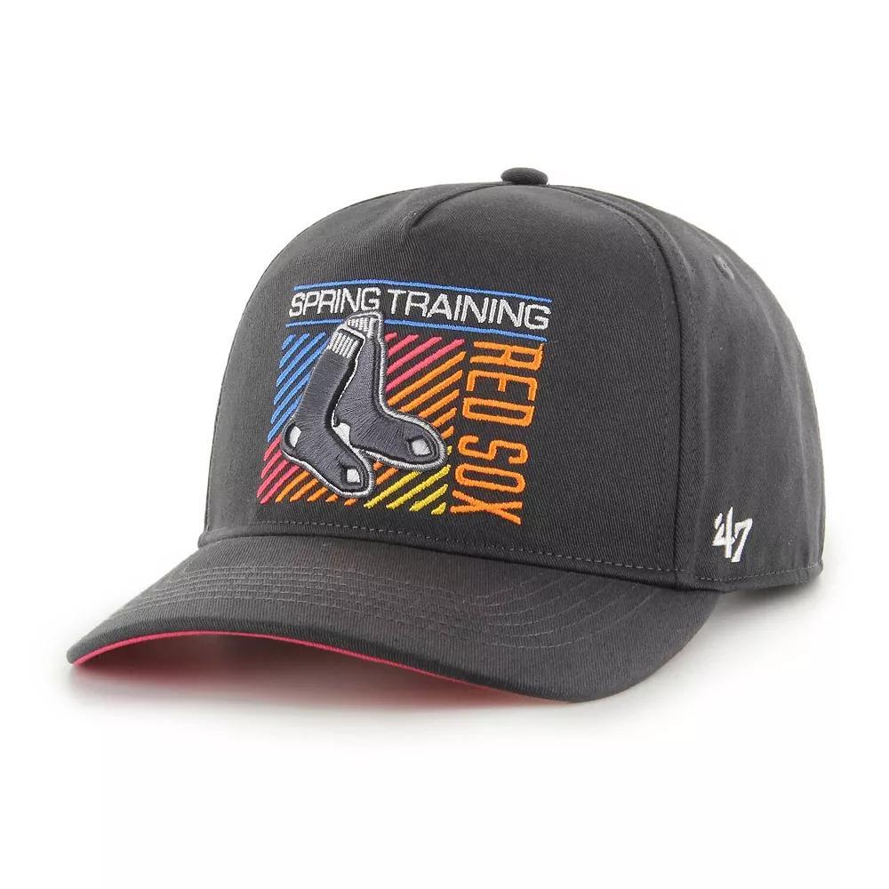 Men's '47  Charcoal Boston Red Sox 2023 Spring Training Reflex Hitch Snapback Hat Product Image