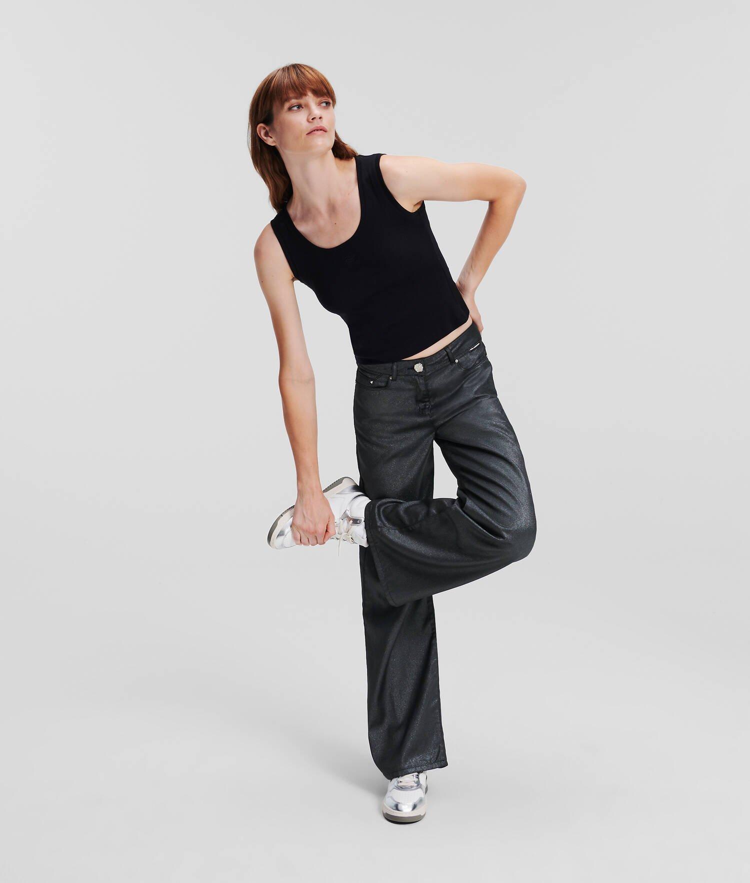 SPARKLING WIDE-LEG JEANS Product Image
