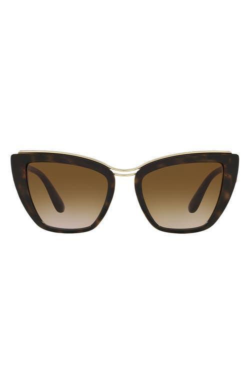 Dolce  Gabbana Womens Dg6144 54mm Cat Eye Sunglasses Product Image
