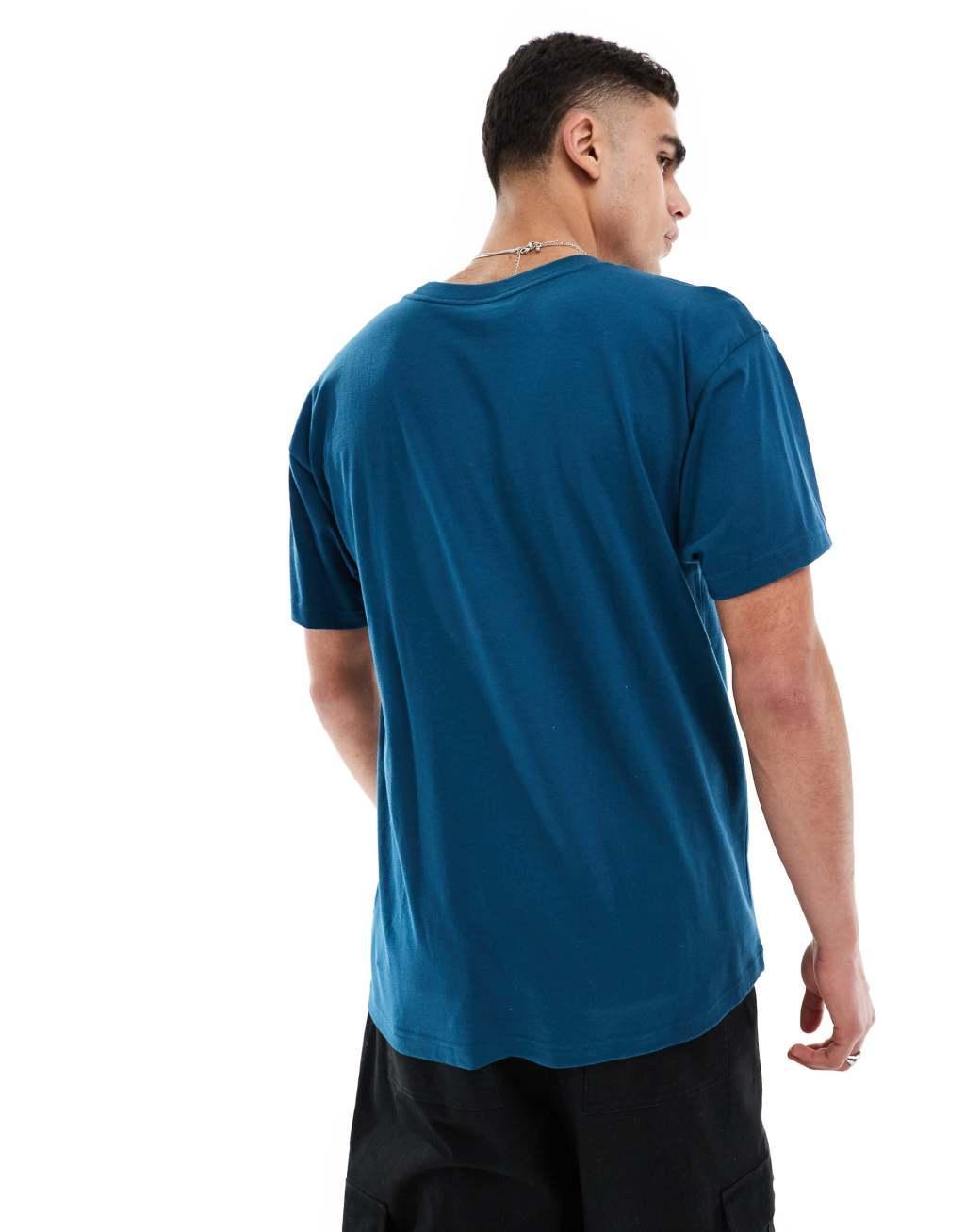 The North Face Evolution Box Fit T-shirt in blue Product Image