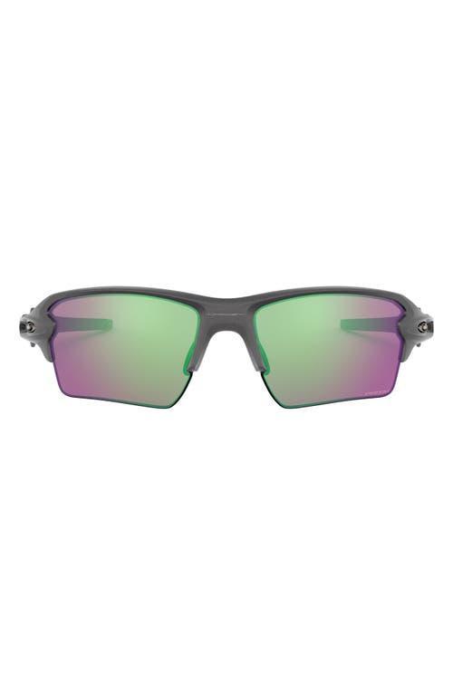 Oakley Mens OO9188 Flak 2.0 XL 59mm Rectangle Sunglasses - Polished White/Prizm Sapphire Product Image