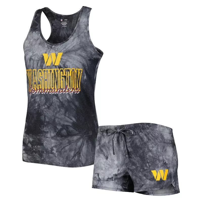 Womens Concepts Sport Charcoal Washington Commanders Billboard Scoop Neck Racerback Tank and Shorts Sleep Set Product Image