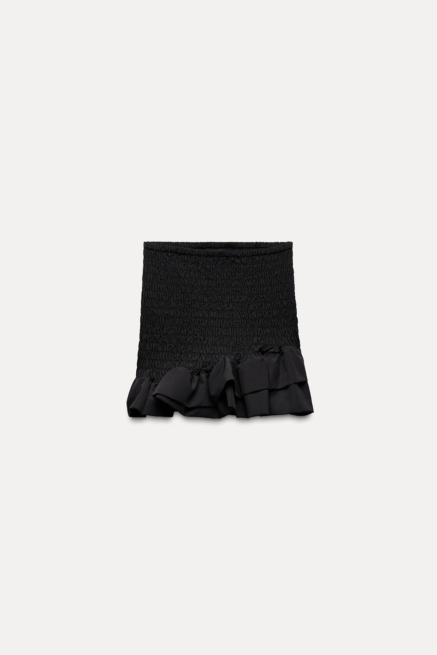 RUFFLED MINI SKIRT Product Image