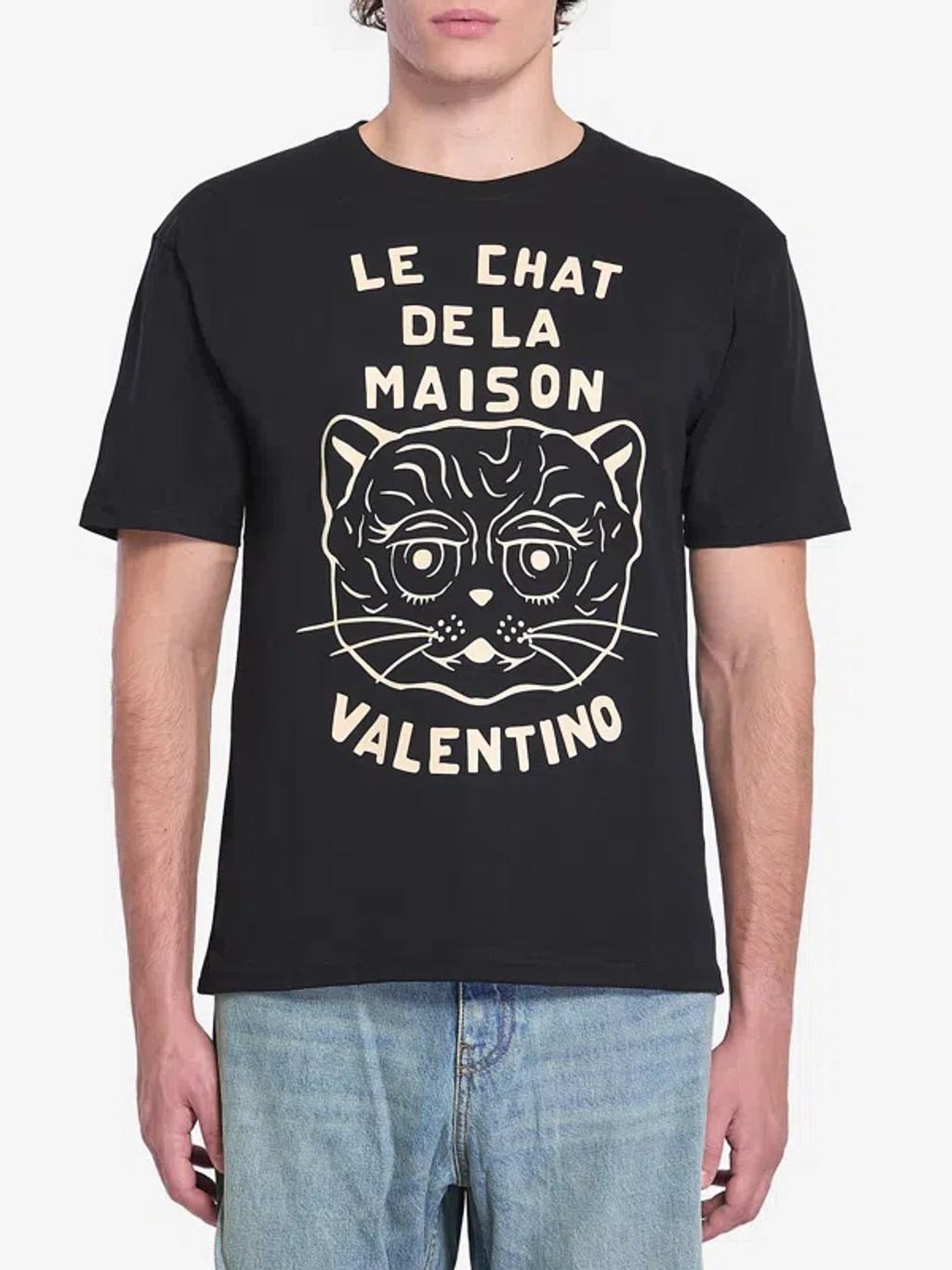 VALENTINO T-shirt Logo In Red Product Image