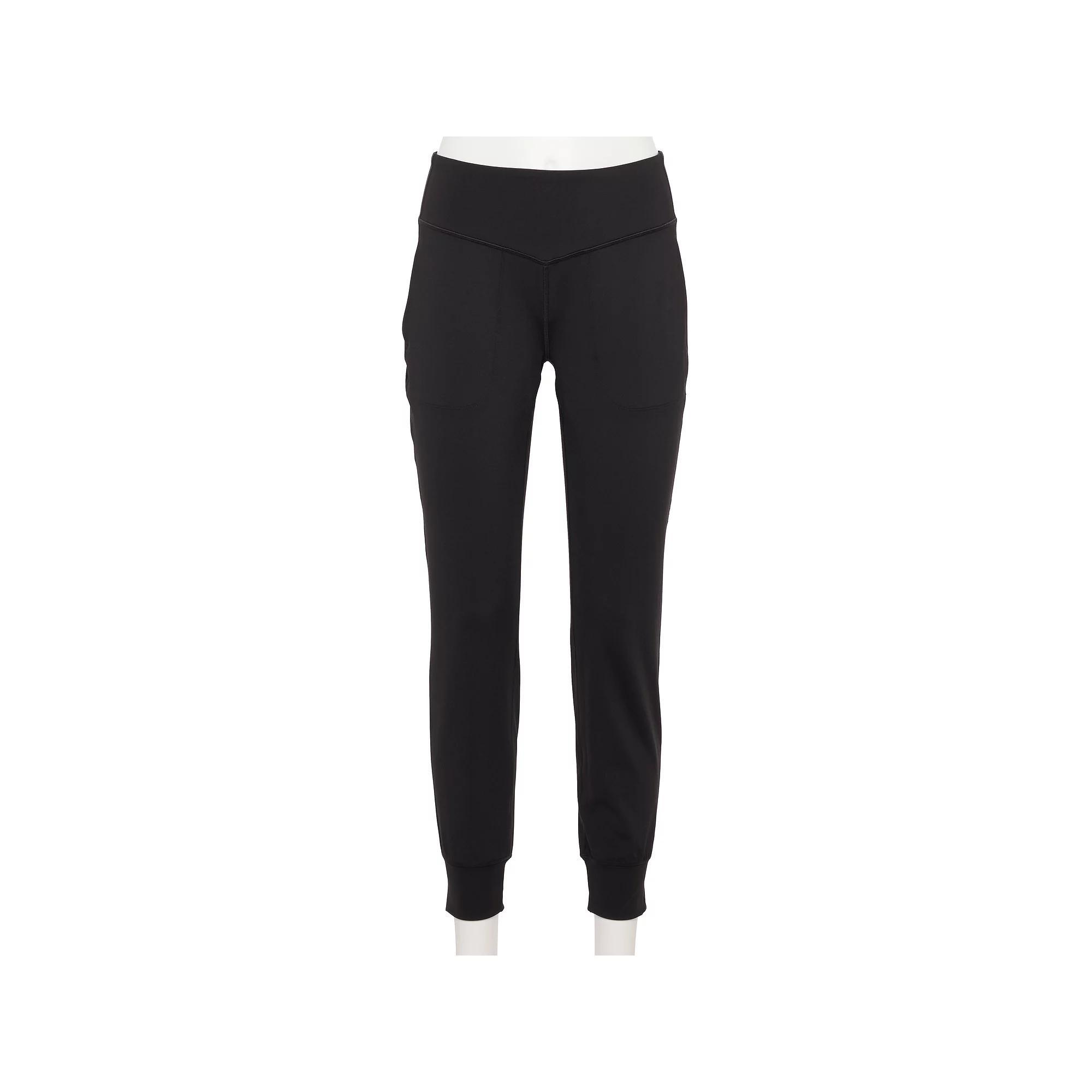 Women's Tek Gear® Ultrastretch Joggers, Size: XXL LONG, Black Product Image