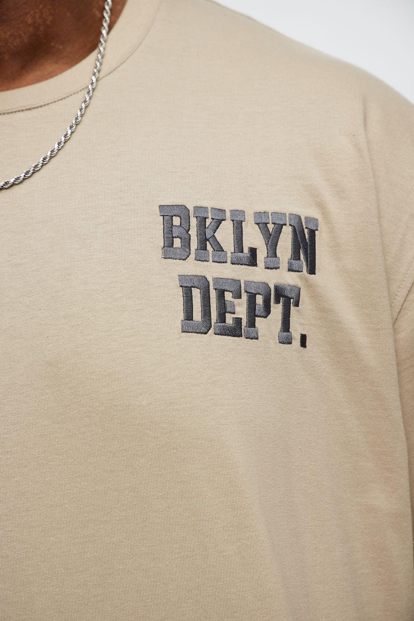 Short Sleeve Blessed Puff Print Tee - Stone Product Image