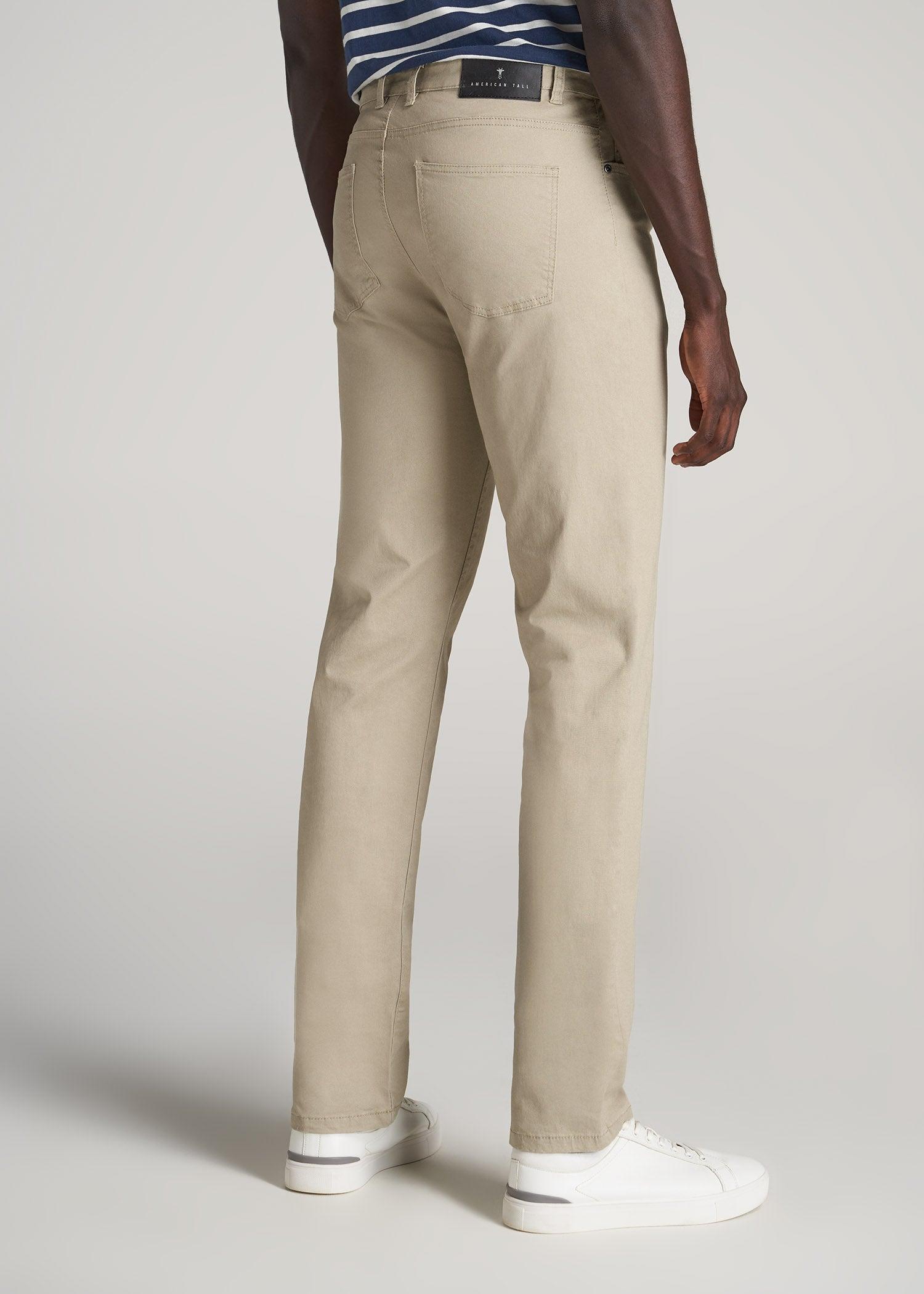 J1 STRAIGHT Leg Five-Pocket Pants for Tall Men in Camo Green Product Image