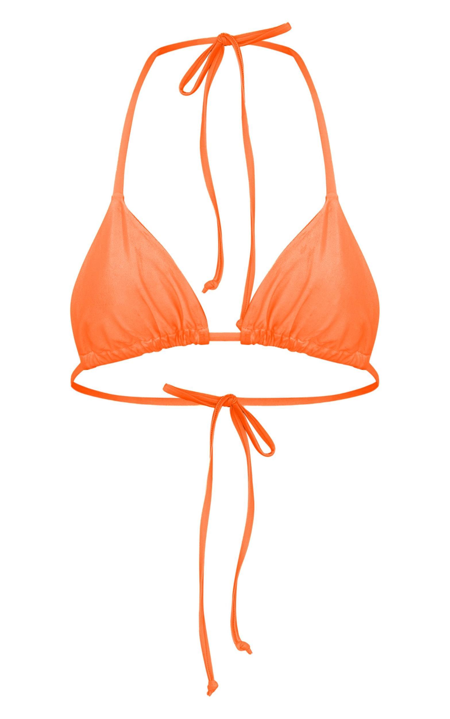 Orange Triangle Mix & Match Bikini Top Product Image