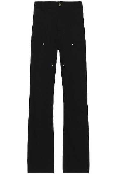 Carhartt WIP Double Knee Pant in Black Product Image