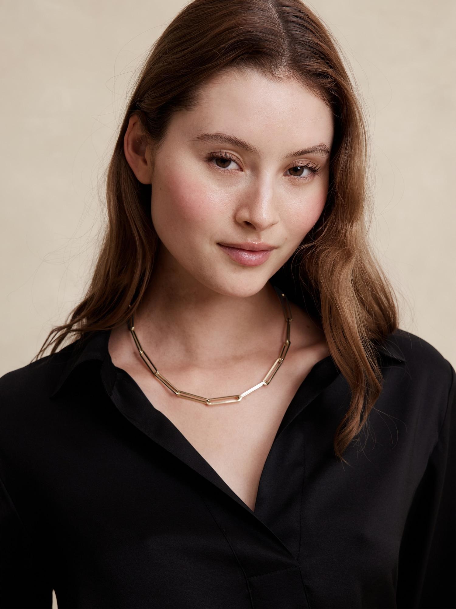 Paperclip Chain Necklace Product Image