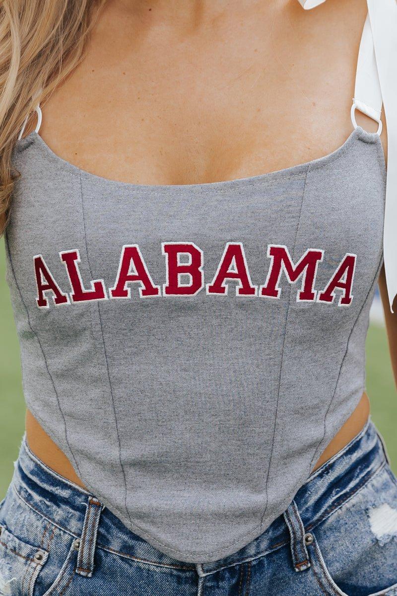 Alabama Sleeveless Satin Bow Top - FINAL SALE Product Image