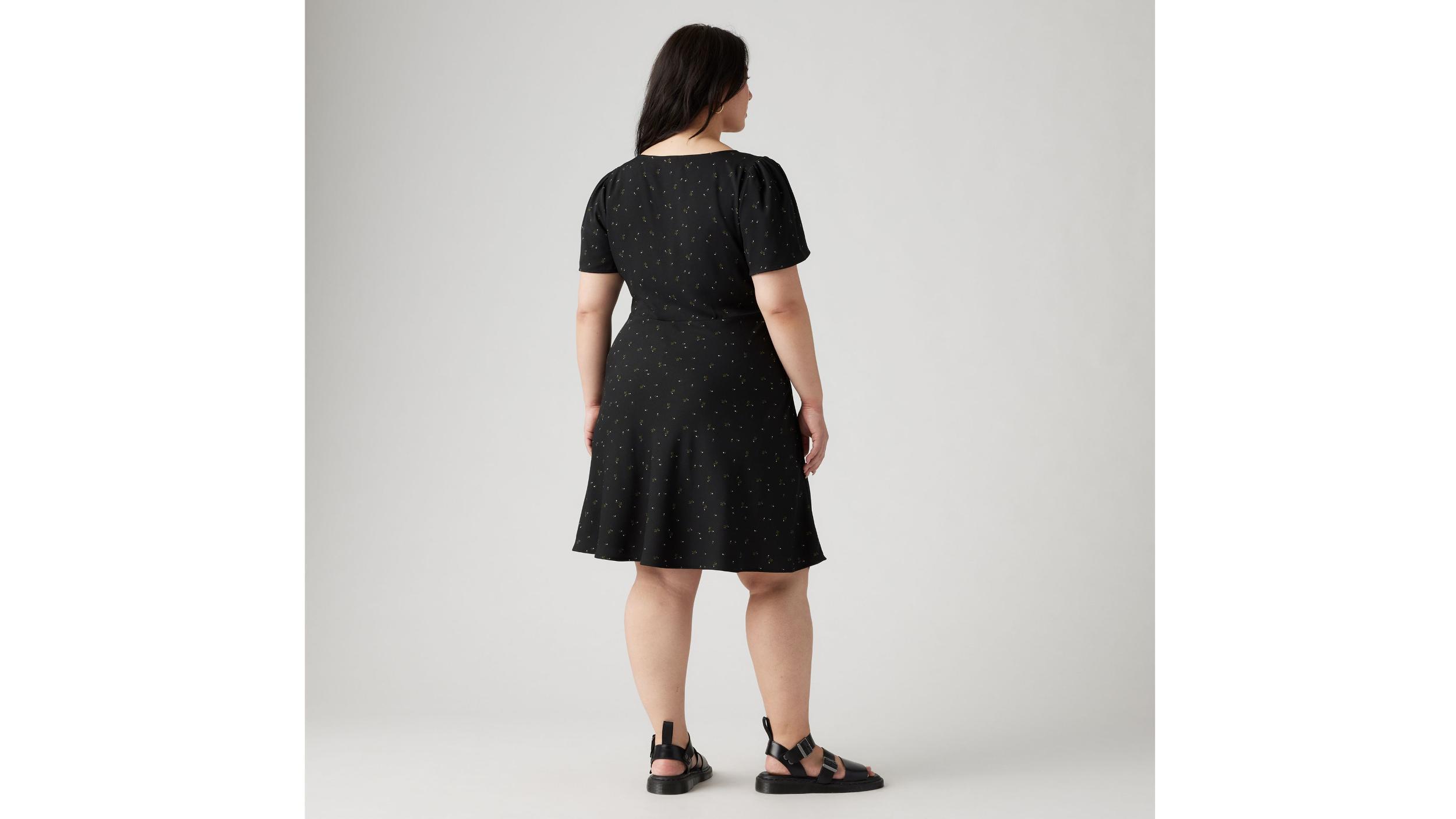 Delray Short Sleeve Mini Dress (Plus Size) Product Image