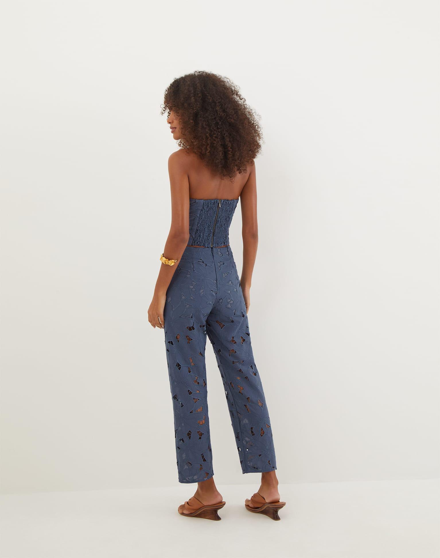 Mei Cropped Top - Bayside Product Image