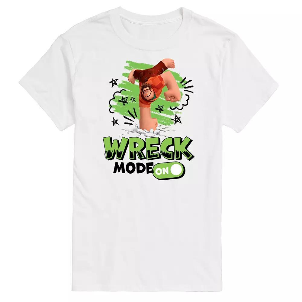 Disneys Wreck It Ralph Mens Wreck Mode On Graphic Tee Product Image