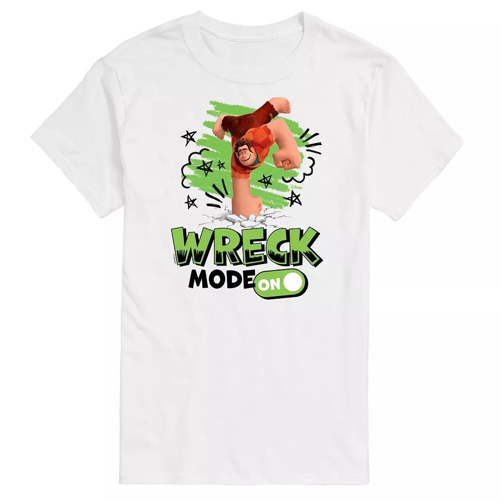 Disneys Wreck It Ralph Mens Wreck Mode On Graphic Tee Product Image