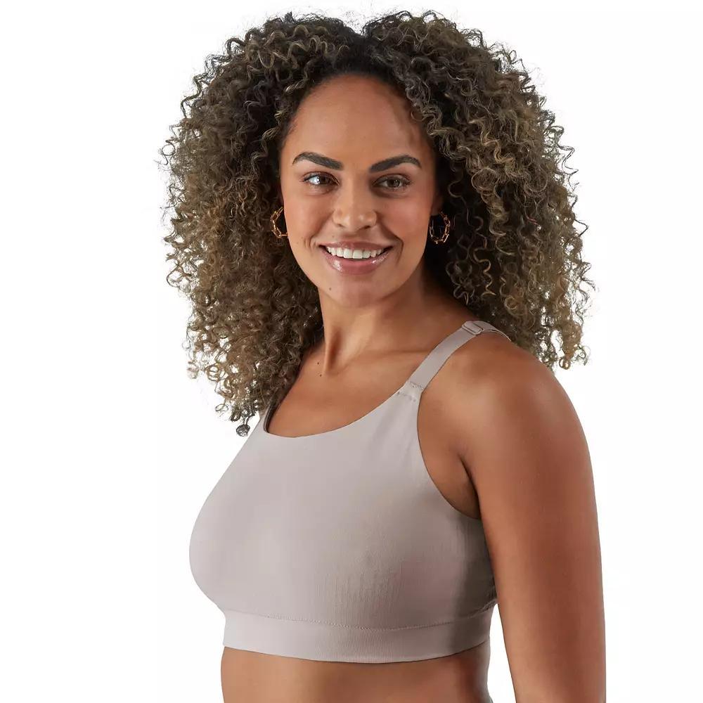 Bali Comfort Revolution Modern Seamless Bralette DFMSBR, Women's, Size: Large, Evening Blush Product Image