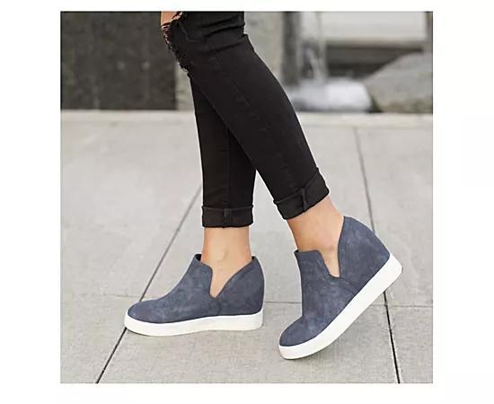 Journee Collection Womens Cardi Wedge Sneaker Product Image