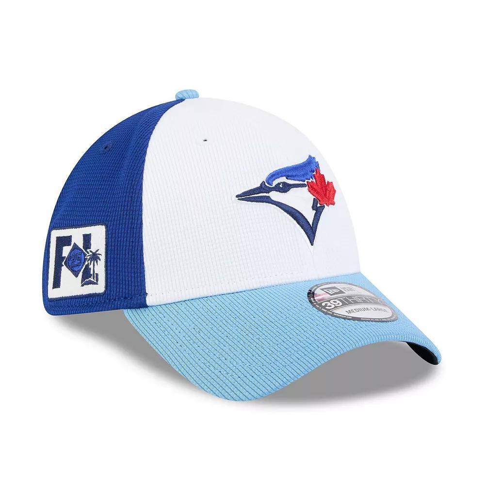 Men's New Era  White/Light Blue Toronto Blue Jays 2025 Spring Training 39THIRTY Flex Hat, Size: Small/Medium, Jay White Product Image