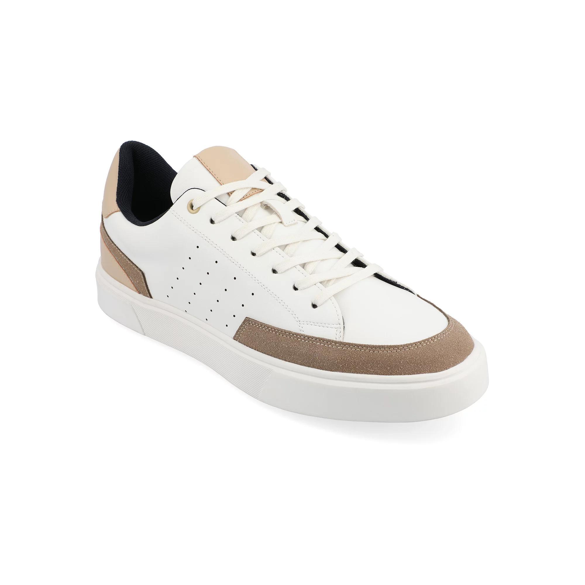 VANCE Wesley Mens Tru Comfort Foam Casual Sneakers Brown Product Image