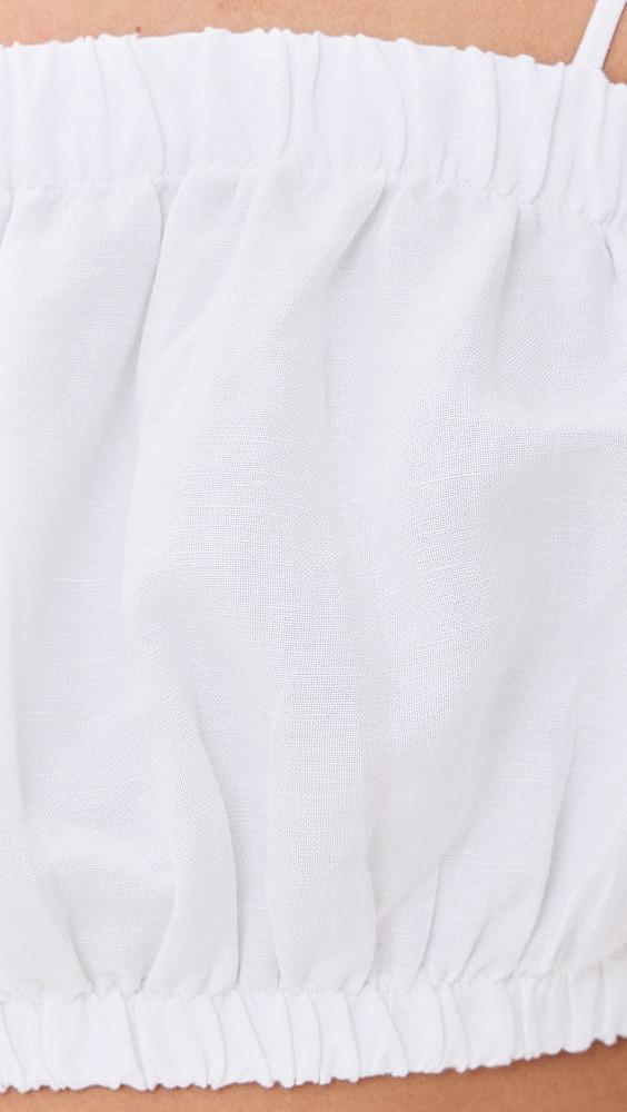 LE BOP Camille Cropped Linen Top | Shopbop Product Image