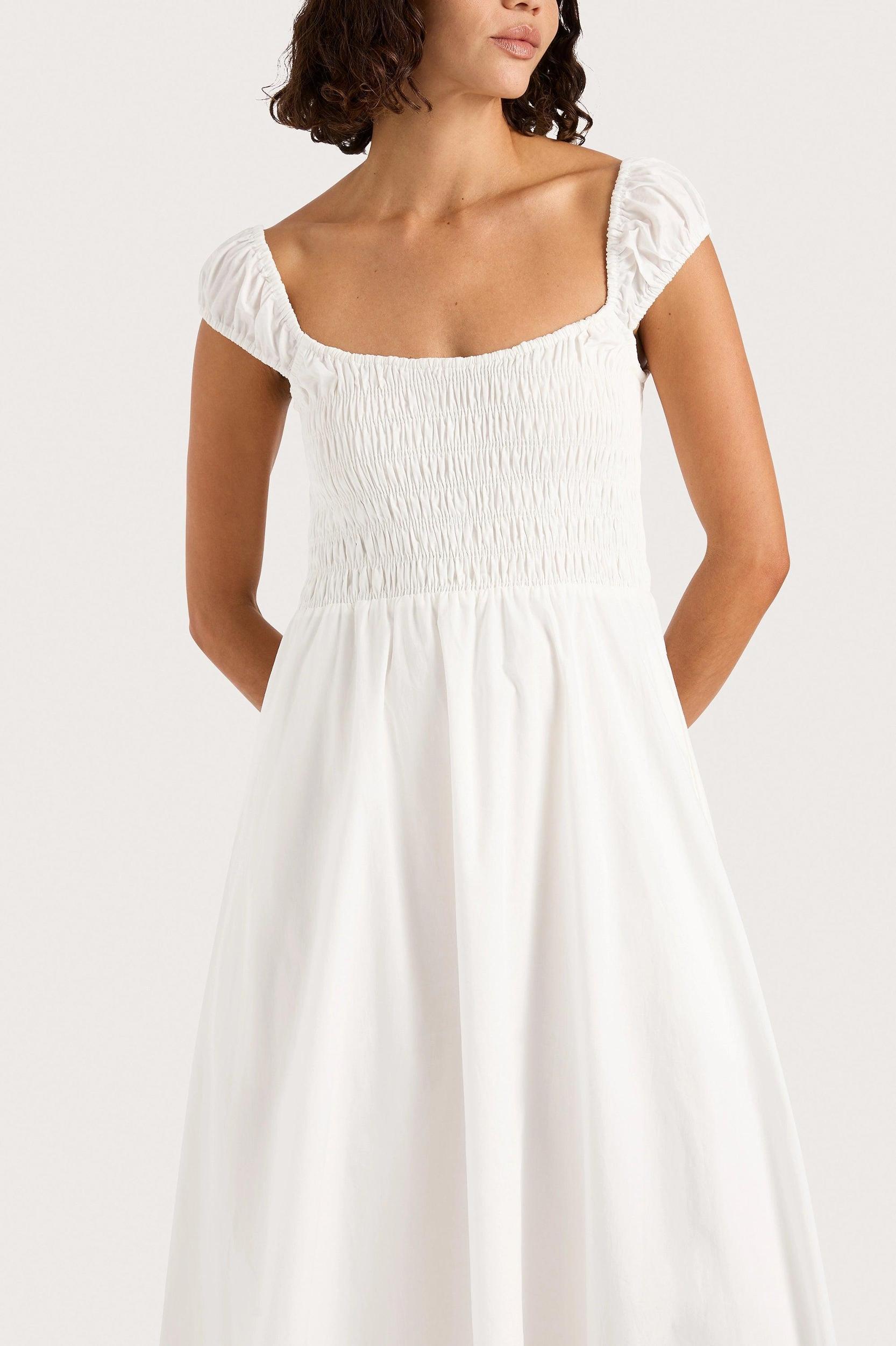 Lene Midi Dress White Product Image
