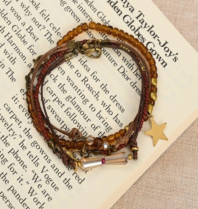 Beaded Charm Bracelet Set Product Image