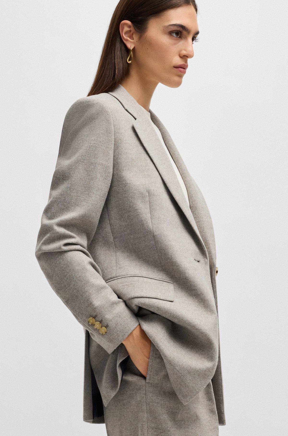Relaxed-fit jacket in stretch cloth Product Image